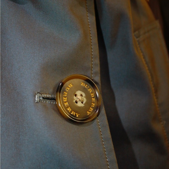 Burberry Dark Blue Trench Coat - Picture 4 of 6